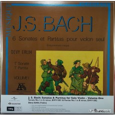 J.S. BACH SONATA AND PARTITA SONGS FOR UNACCOM  VIOLIN / DEVY ERLIH