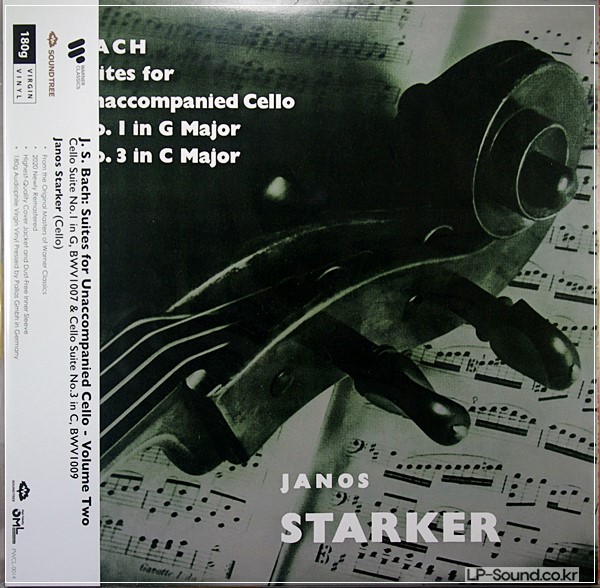 JANOS STARKER-BACH: SIX SUITES FOR VIOLONCELLO SOLO  NO.1/3 SEALED