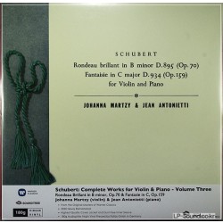 SHUBERT:  VIOLIN SONATA NO1/2  JOHANNA MARTZY, 33CX 1399 LP2