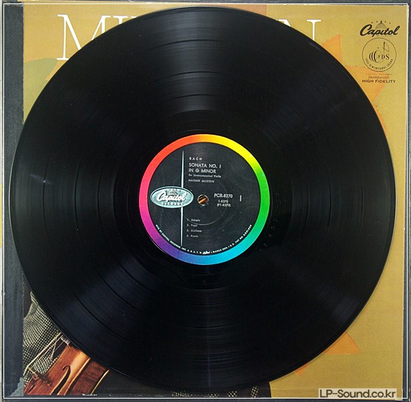 NATHAN MILSTEIN / BACH PARTITAS AND SONATA CAPITOL PCR 8370 (BOX 3LP)