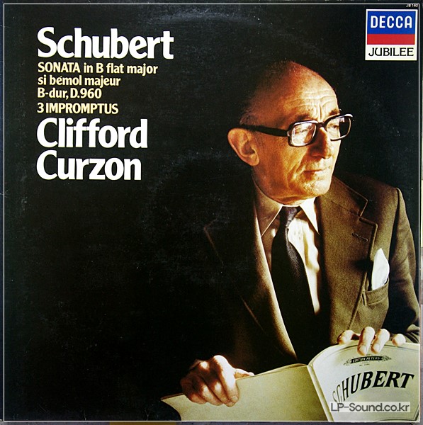 SCHUBERT - SONATA IN B FLAT MAJOR / CLIFFORD CURZON / IMPORT DECCA STEREO