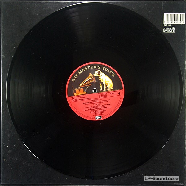 PUCCINI CALLAS KARAJAN MADAMA BUTTERFLY 2LP BOX HMV EX 29 12653
