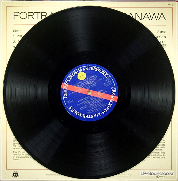 KIRI TE KANAWA PORTRAIT OF CBS RECORDS MASTERWORKS EX 39208