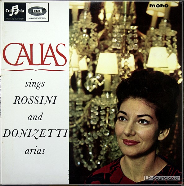 CALLAS SINGS ROSSININ & DONIZETTI ARIAS:PARIS CONSERVATOIRE ORCHESTRA: 33CX 1923
