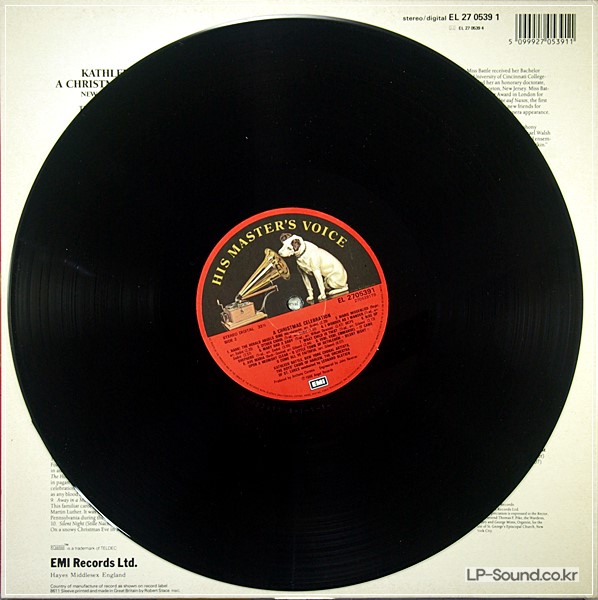 KATHLEEN BATTLE: A CHRISTMAS CELEBRATION  EL 27 0539 1