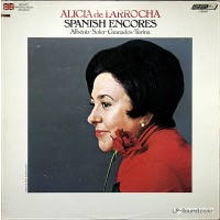 ALBENIZ  ALICIA DE LARROCHA SPANISH ENCORES LP 1976 LONDON FFRR CS-6953