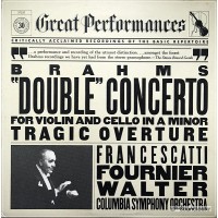 BRAMS DOUBLE CONCERTO ZINO FRANCESCATTI / PIERRE FORNIER FOR PROMOTION ONLY