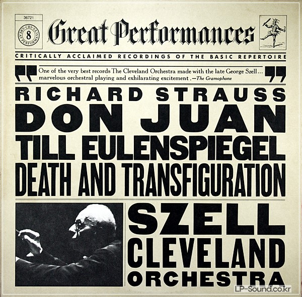 RICHARD STRAUSS – SZELL CLEVELAND ORCH. DON JUAN / TILL / DEATH CBS