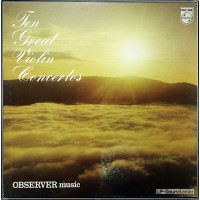 VARIOUS–TEN GREAT VIOLIN CONCERTOS PHILPS 5LP BOX