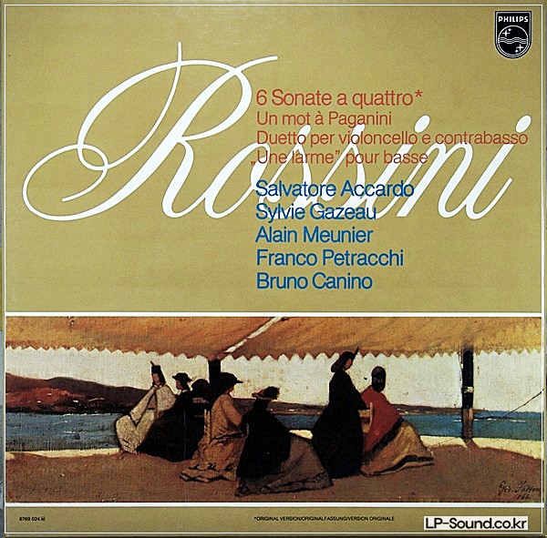 ROSSINI - 6 SONATE A QUATTRO - SALVATORE ACCARDO - PHILIPS 6769 024 2LP