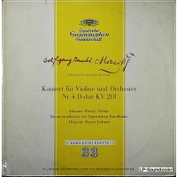 MOZART VIOLIN CON JOHANNA MARTZY DGG 10