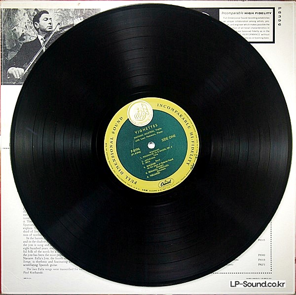 FIRST ISSUE RECORDING OF MILSTEIN VIGNETTES CAPITAL P8396