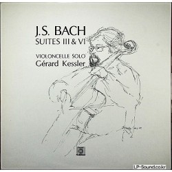 GERARD KESSLER LP BACH CELLO SUITE 3 & 6 RARE SWISS