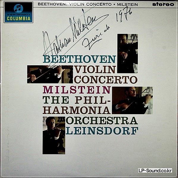 BEETHOVEN VIOLIN CONCERTO MILSTEIN SAX 2508  SIGNATURE  1976