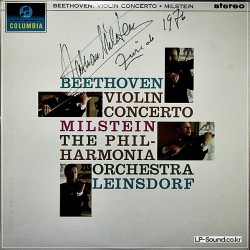 BEETHOVEN VIOLIN CONCERTO MILSTEIN SAX 2508  SIGNATURE  1976