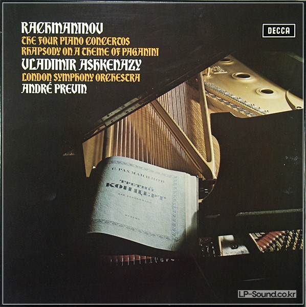 RACHMANINOV: THE PIANO CONCERTOS ASHKENAZY / LSO / PREVIN  SXLF 6565-7