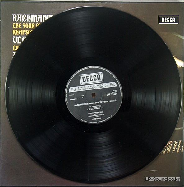 RACHMANINOV: THE PIANO CONCERTOS ASHKENAZY / LSO / PREVIN  SXLF 6565-7