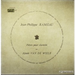 RAMEAU/AIMEE VAN DE WIELE PIECES POUR CLAVECIN FRENCH LP DISCOPHILES