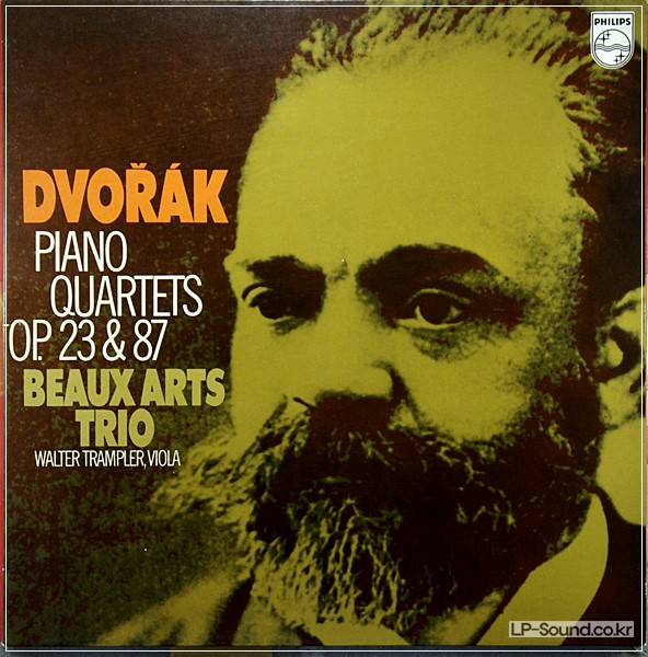 DVORAK BEAUX ARTS TRIO PIANO QUARTETS TRAMPLER PHILPS 6500 452