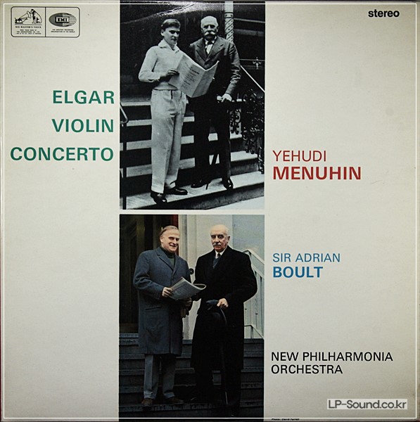 ELGAR VIOLIN CONCERTO YEHUDI MENUHIN BOULT EMI   ASD 2259
