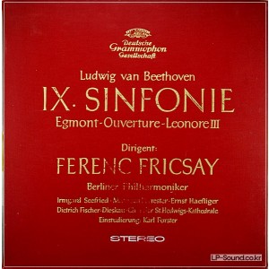 BEETHOVEN SYMPHONY NO.9 DGG FERENC FRICSAY 1960 STEREO 2LP SLPM