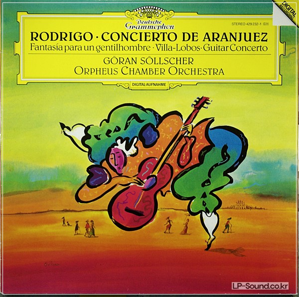 RODRIGO CONCIERTO DE ARANJUEZ FANTASIA SOLLSCHER ORPHEUS CO DG DIGITAL 429 232-1