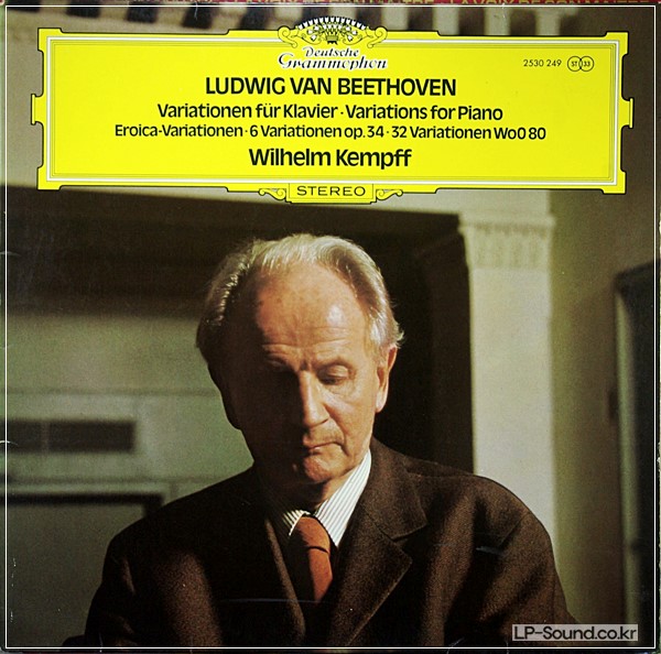 BEETHOVEN VARIATIONS  WILHELM KEMPFF DG 2530 249
