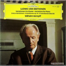 BEETHOVEN VARIATIONS  WILHELM KEMPFF DG 2530 249