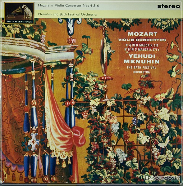 MOZART VIOLIN CONC 4+6 MENUHIN HMV ASD 533