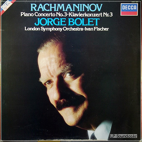 RACHMANINOV JORGE BOLET LONDON SYMPHONY ORCHESTRA IVAN FISCHER