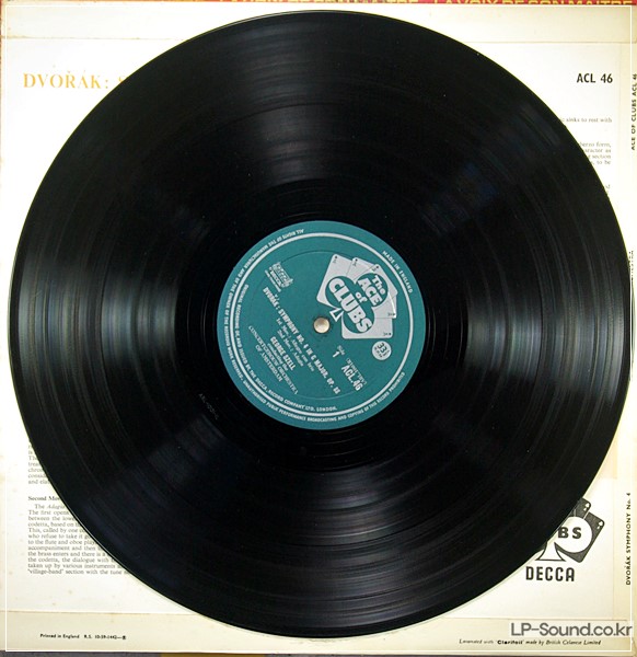 DVORAK / SYMPHONY NO 4 - GEORGE SZELL AMSTERDAM -DECCA ACL46