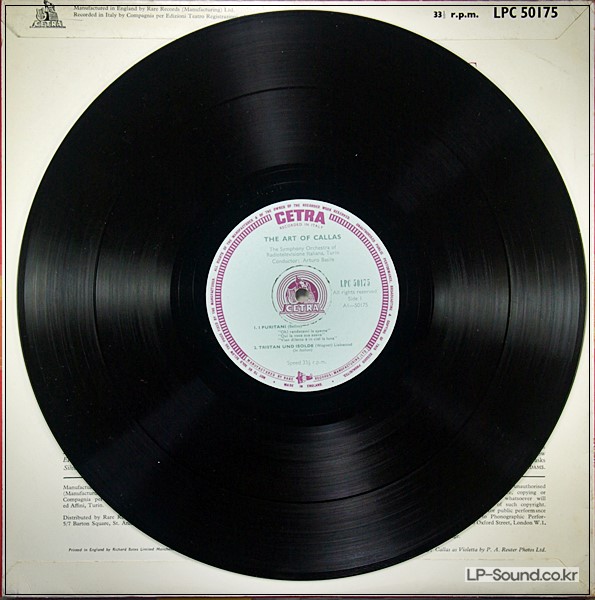 THE ART OF MARIA CALLAS TRISTAN PURITANI TRAVIATA ETC CETRA