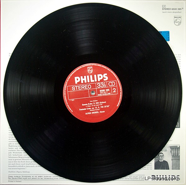 SCHUBERT SONATA D 960 WANDERER FANTASIE *BRENDEL PHILIPS 6500 285