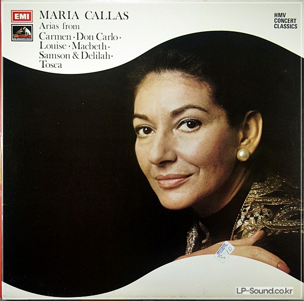 MARIA CALLAS OPERATIC ARIAS HMV CONCERT   SXLP 30166
