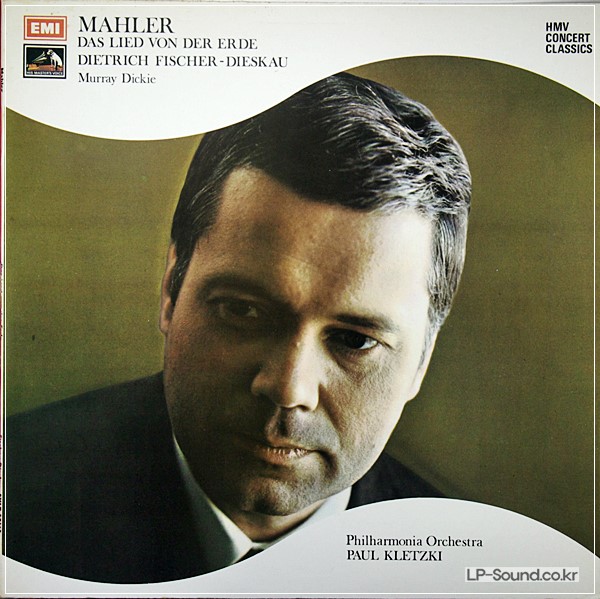 MAHLER DAS LIED VON DER ERDE FISCHER-DIESKAU KLETZKI  SXLP 30165