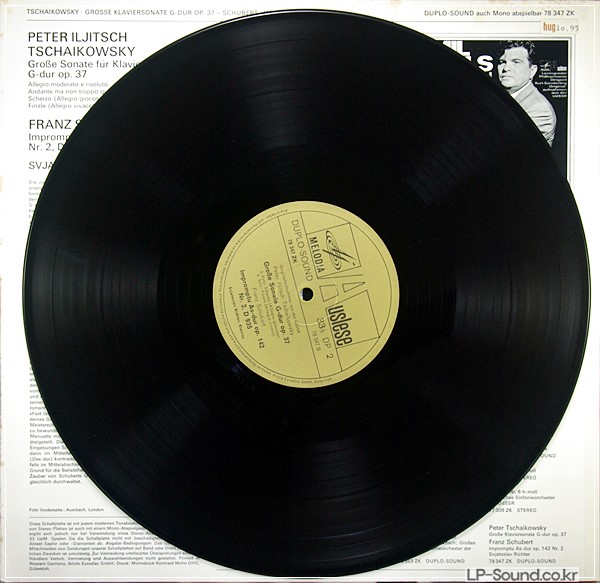 TCHAIKOVSKY - GROSSE SONATE G MAJOR, OP. 37 - IMPROMPTU OP. 142 NR. 2