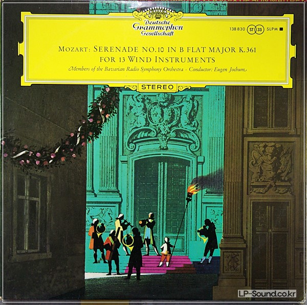 MOZART SERENADE NO. 10 EUGEN JOCHUM DGG  SLPM 138 830