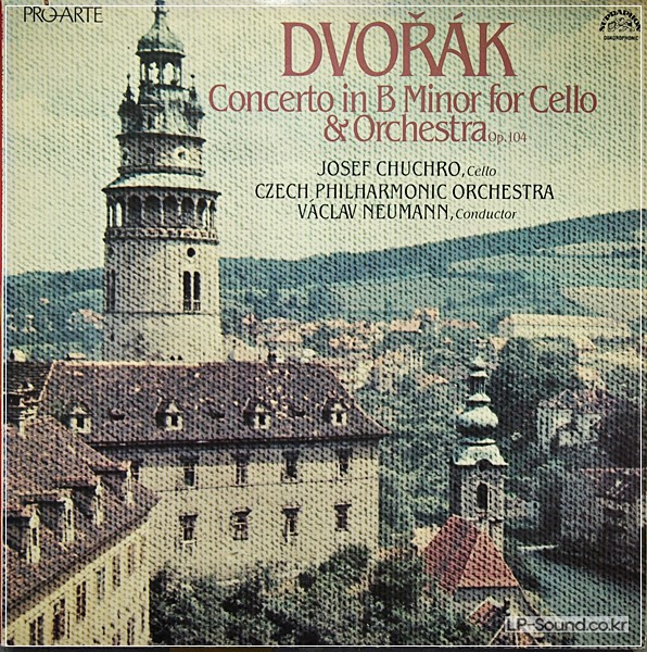 DVORAK CELLO CONCERTO OP.104 CHUCHRO LP 1ST. SUPRAPHON
