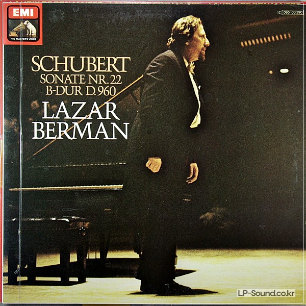 SCHUBERT SONATA IN B FLAT D.960    LAZAR BERMAN EMI