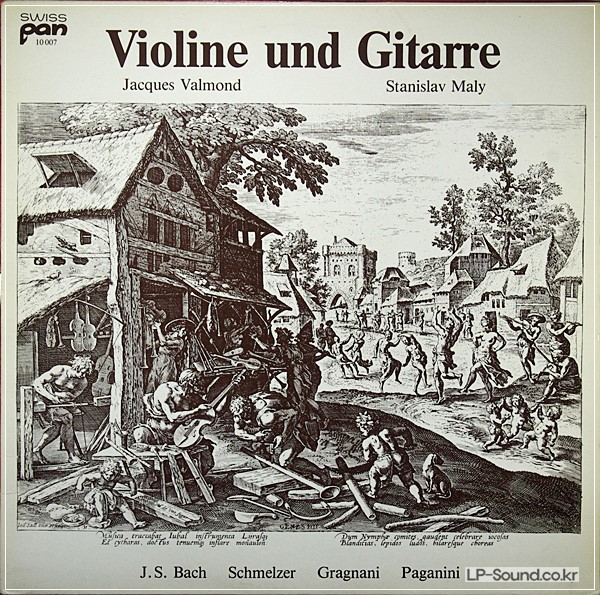 JACQUES VALMOND VIOLIN STANISLAV MAY GUITAR BACH SCHMELZER GRAGNANI SWISS LP PAN