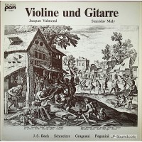 JACQUES VALMOND VIOLIN STANISLAV MAY GUITAR BACH SCHMELZER GRAGNANI SWISS LP PAN