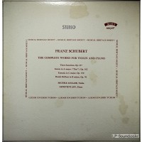 SCHUBERT COMPLETE WORKS FOR VIOLIN MICHELE AUCLAIR MHS 606/7 2LP STEREO