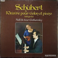 SCHUBERT COMPLETE VIOLIN & PIANO WORKS NELL & IVAR GOTKOVSKY  RCA 2XLPS BOX SET