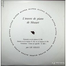 MOZART PIANO SONATAS LILI KRAUS  DISCOPHILES FRANCAIS DB 112