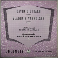 FRANCK & SZYMANOWSKI SONATAS DAVID OISTRAKH  33CX 1201