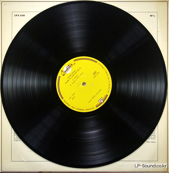 LASZLO MEZO VALENTINI KODALY PIANO CELLO SONATAS QUALITON 1963 LPX 1133