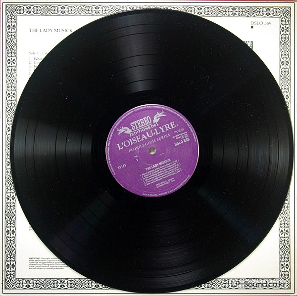 EMMA KIRKBY / ANTHONY ROOLEY - THE LADY MUSICK  DSLO 559