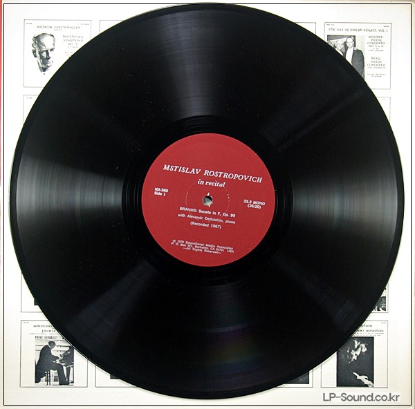 ROSTROPOVICH: IN RECITAL- BRAHMS, DEBUSSY, POPPER, FAURé- CELLO PIECES / IGI