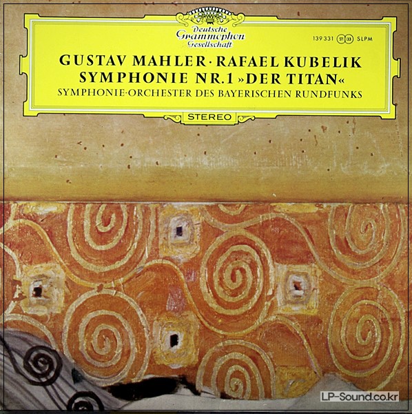 MAHLER SYMPHONY NO.1   KUBELIK   SLPM 139 331