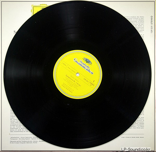 MAHLER SYMPHONY NO.1   KUBELIK   SLPM 139 331